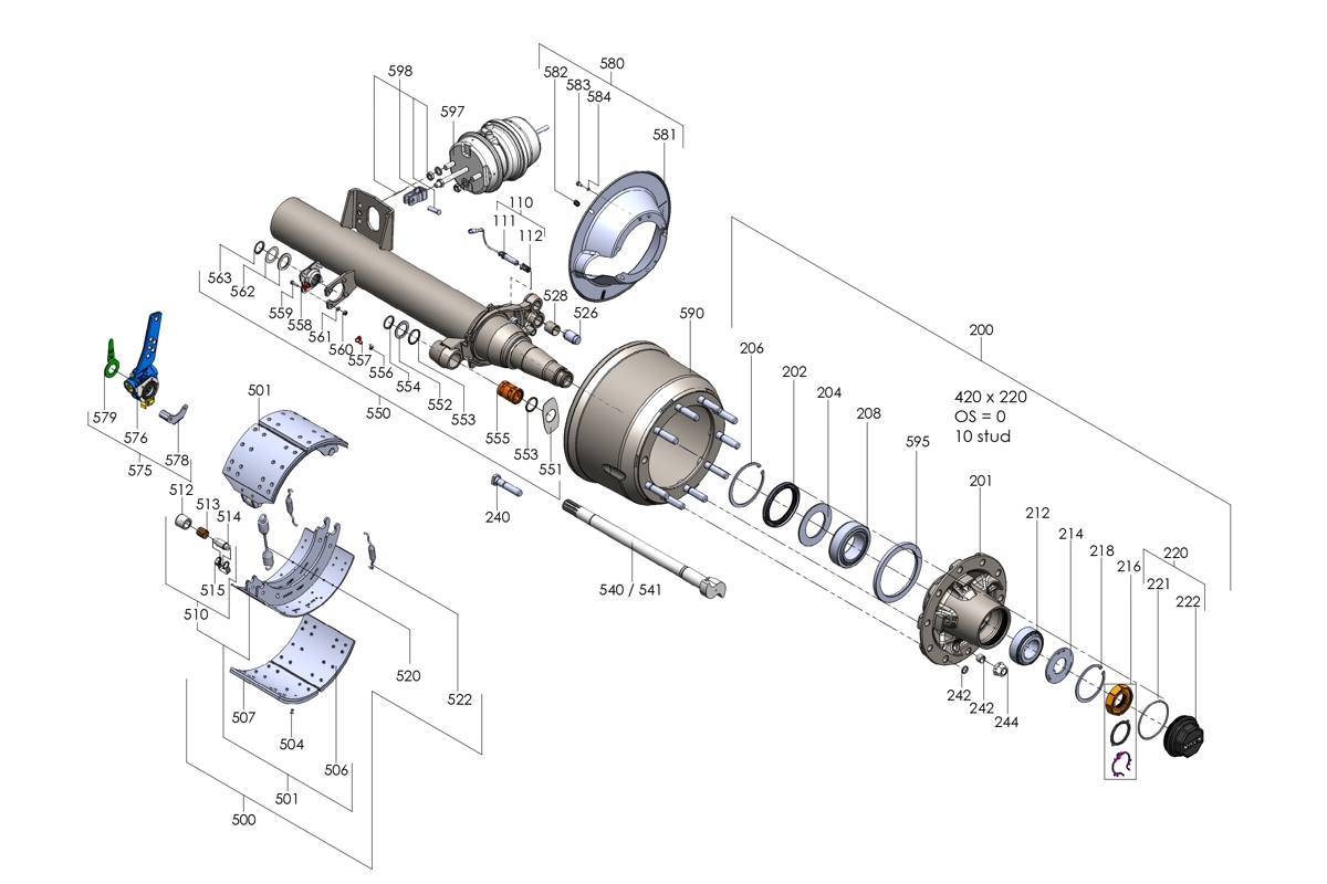 Drum Spare Part 420X220